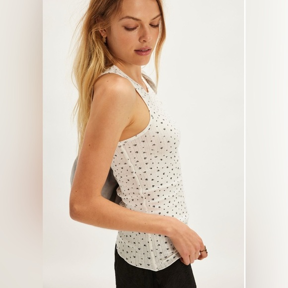 Fresh in Love Printed Tank NWOT ivory combo - Picture 3 of 3